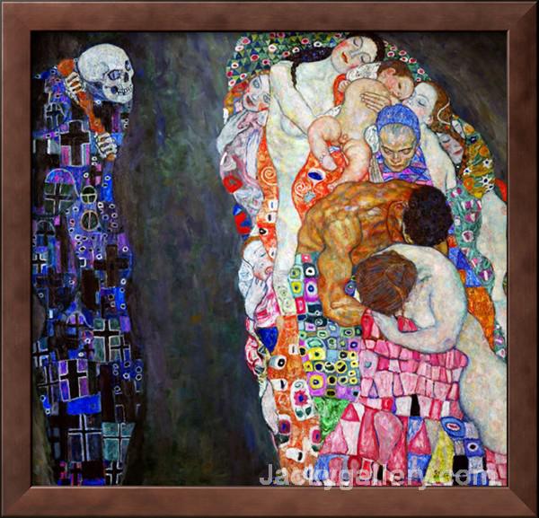 Life and Death by Gustav Klimt paintings reproduction